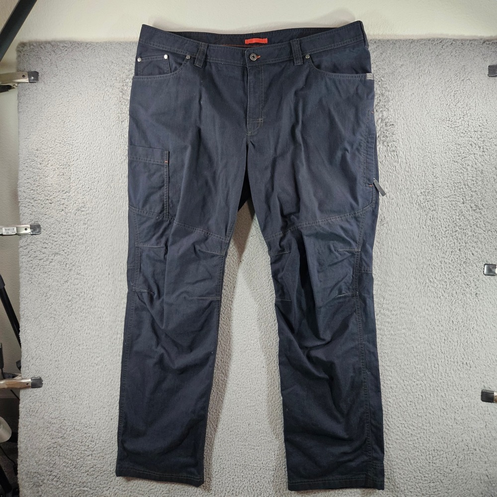 LL Bean Mens Navy Blue Cotton Nylon Technical Cargo Pants 42x32